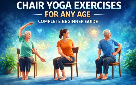 Chair Yoga Exercises for Any Age – Beginner Friendly Seated Yoga Guide 2026
