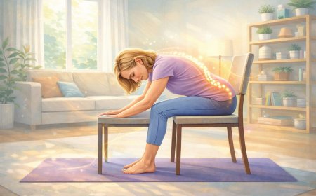 Chair Yoga for Back Pain – Gentle Relief Exercises for Lower Back