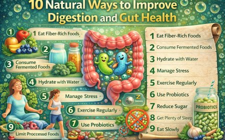 10 Natural Ways to Improve Digestion and Gut Health