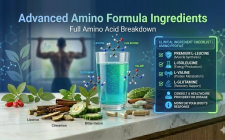 Advanced Amino Formula Ingredients (2026): Full Breakdown & What They Really Do