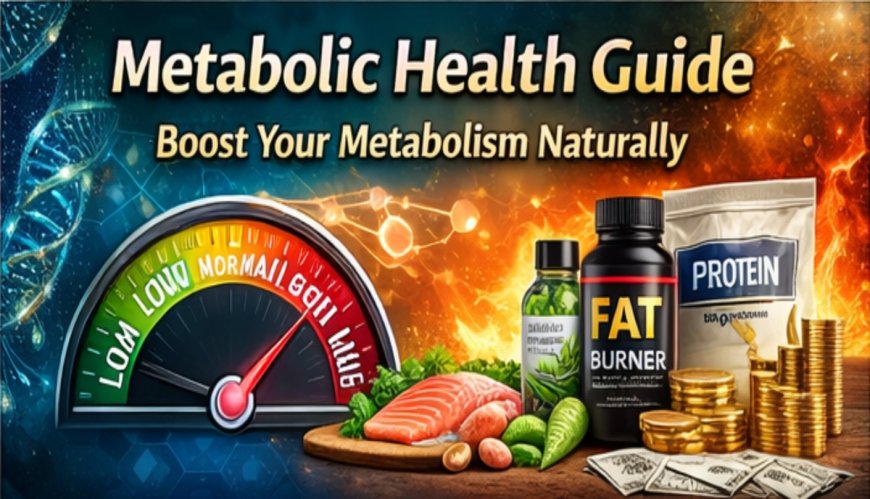 Metabolic Health Guide: Optimize Your Metabolism for Fat Loss