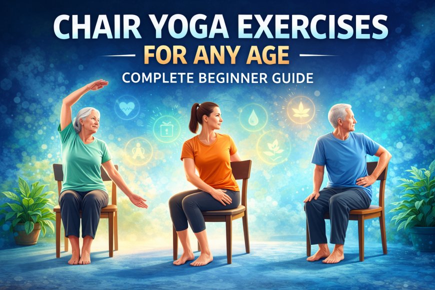 Chair Yoga Exercises for Any Age – Beginner Friendly Seated Yoga Guide 2026