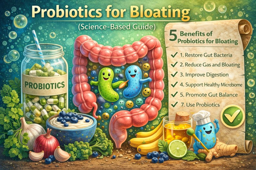 Best Probiotics for Bloating and Digestive Health (Science-Based Guide)