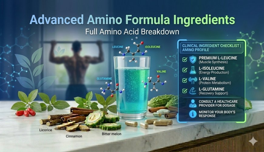 Advanced Amino Formula Ingredients (2026): Full Breakdown & What They Really Do