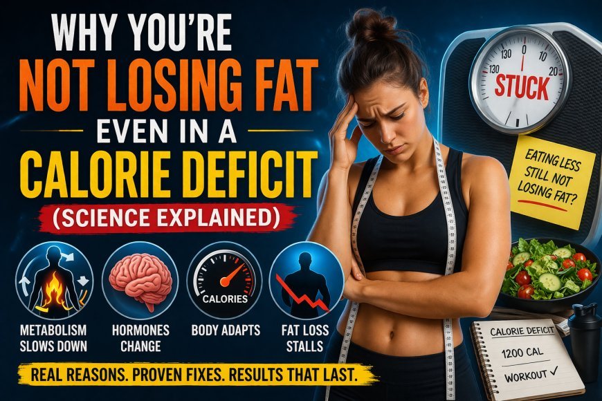 Why You’re Not Losing Fat in a Calorie Deficit (Real Reasons + Fix)