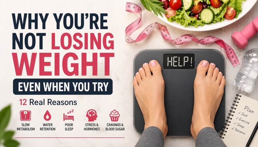 Why You’re Not Losing Weight Even When You Try: 12 Real Reasons
