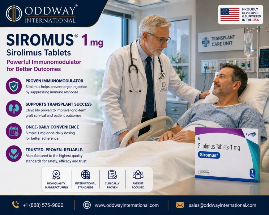 Sirolimus 1 mg Tablet Price | Buy Sirolimus - Oddway International